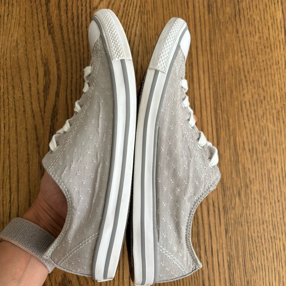 Converse Chuck Taylor All Star Dainty Grey Stitched Pattern Womens Size 7 - Picture 5 of 12